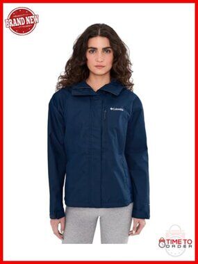 Waterproof Rain Jacket with Omni-Tech Technology Long Sleeve Pull On